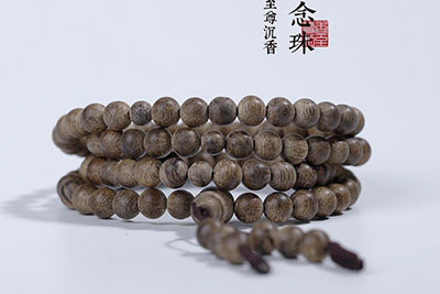 文莱老料念珠6.6mm*108颗13.74克