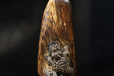 文莱沉水(金蟾)挂件 ，4.23g